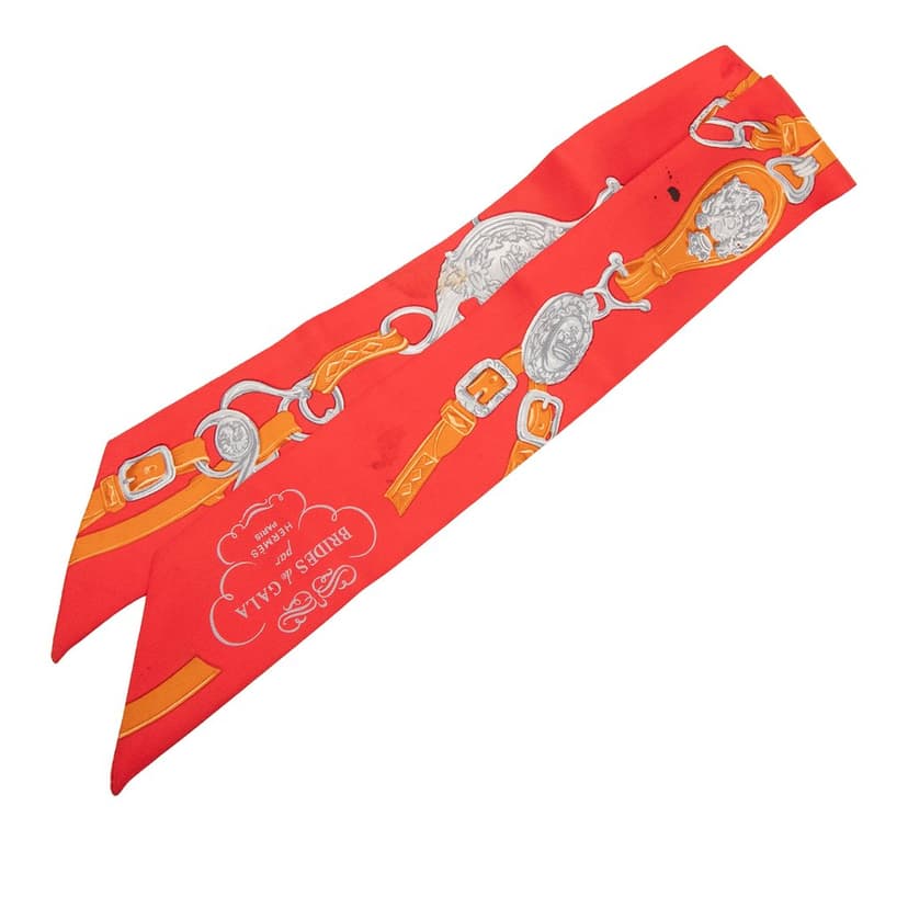 Hermès Bride De Gala Silk Twilly Scarf