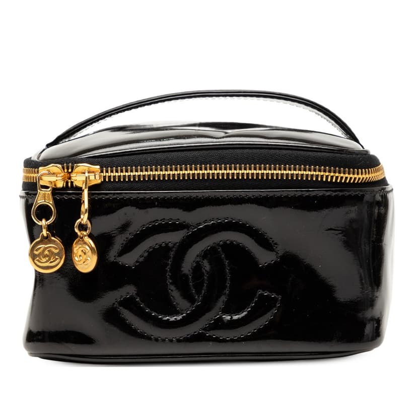 Chanel CC Patent Vanity Bag