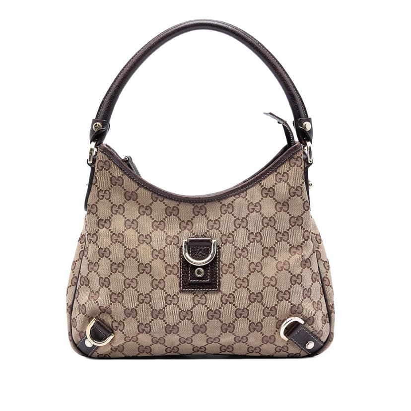 Gucci GG Canvas Abbey D Ring Shoulder Bag