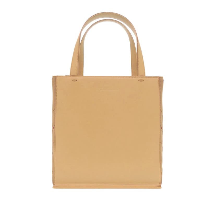 Burberry Calfskin and Suede Stitch Handbag