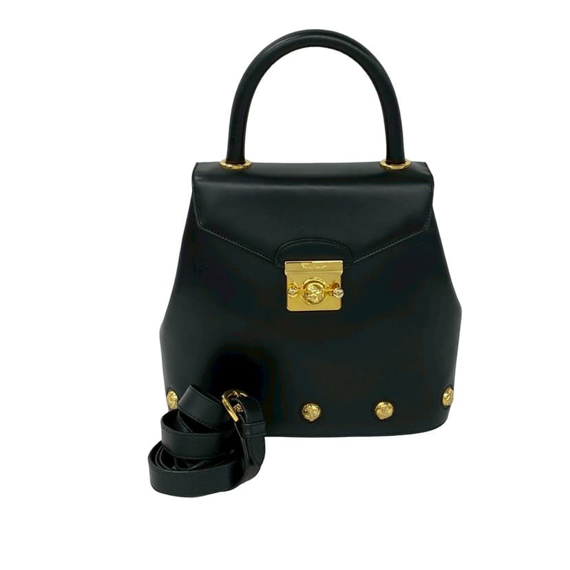 Ferragamo حقيبة جلدية مرصعة