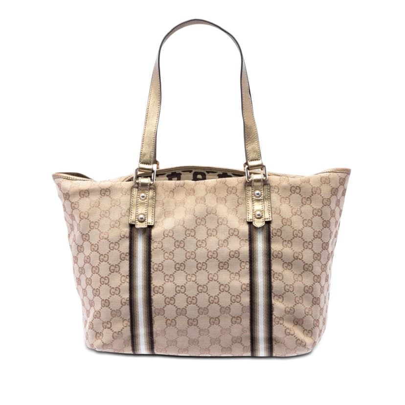 Gucci Large GG Canvas Jolicoeur Tote