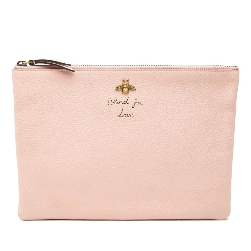 Gucci Calfskin Blind For Love Clutch