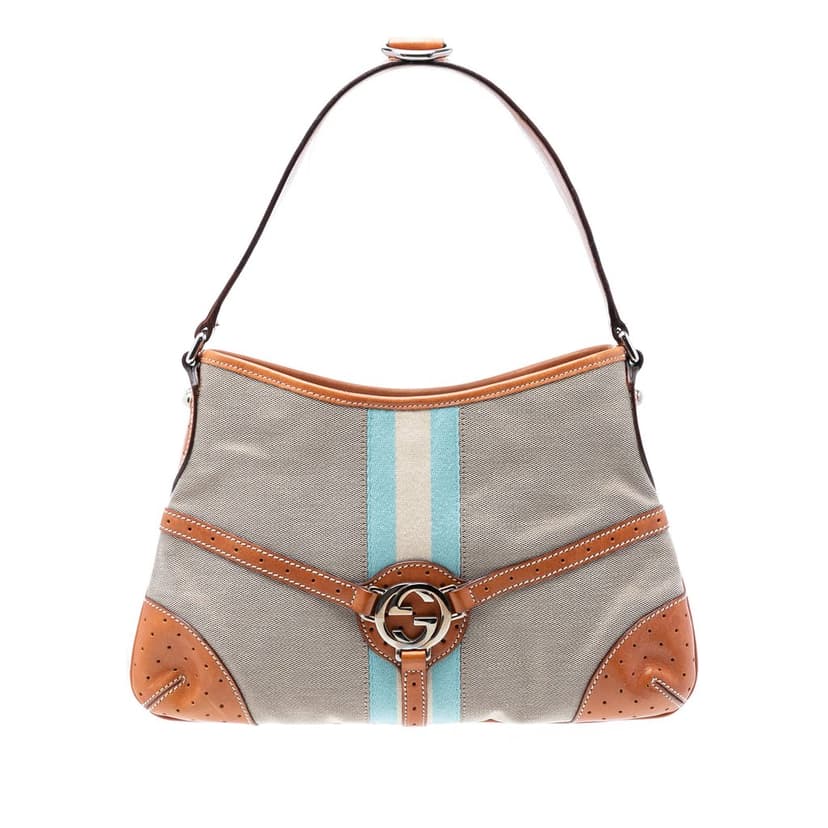 Gucci Canvas Web Reins Shoulder Bag