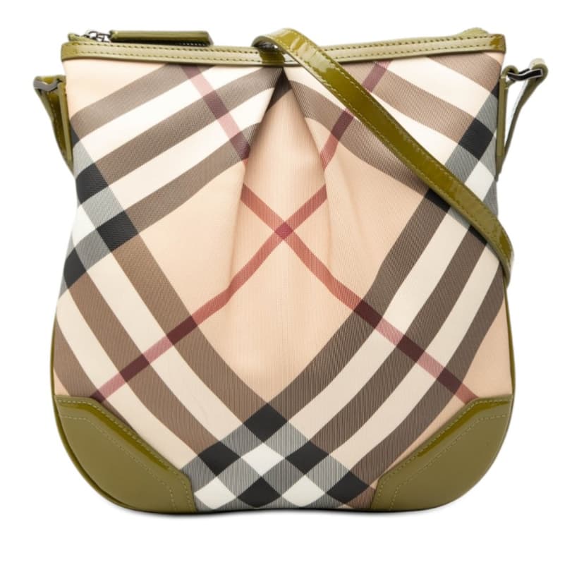 Burberry Supernova Check Coated Canvas Dryden Crossbody