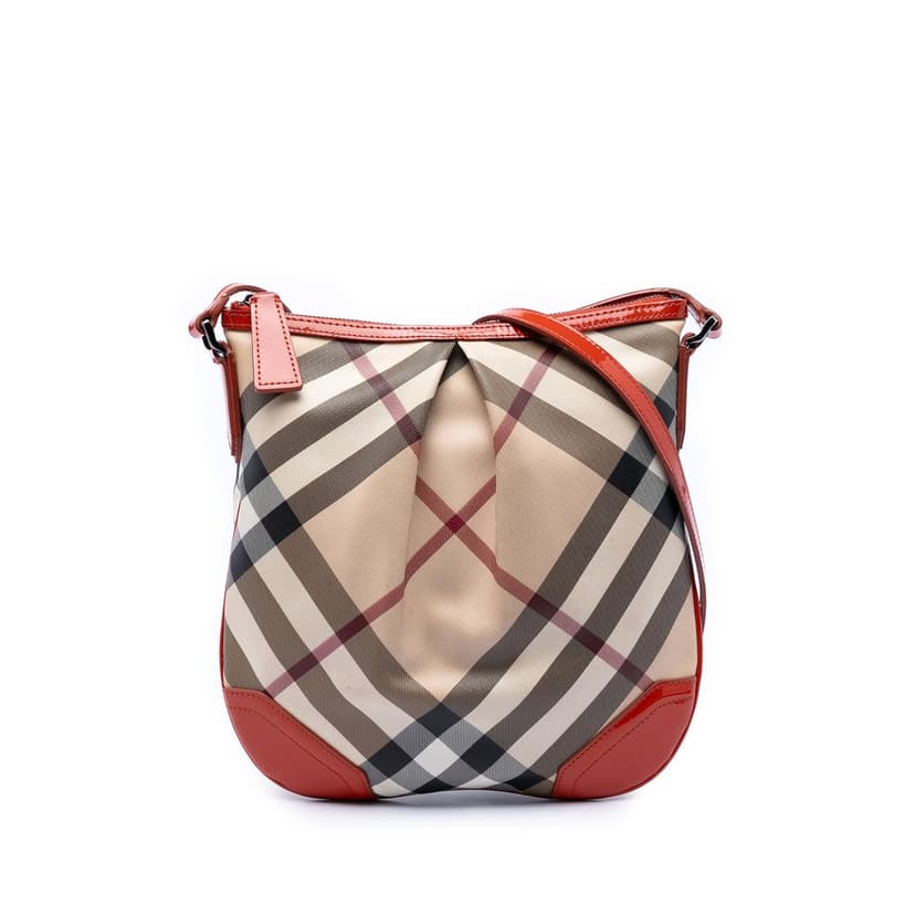 Burberry Supernova Check Coated Canvas Dryden Crossbody