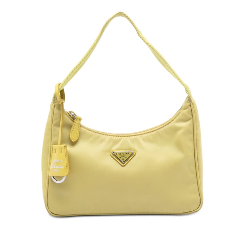 Prada حقيبة كتف ميني تيسوتو ري إيديشن 2000