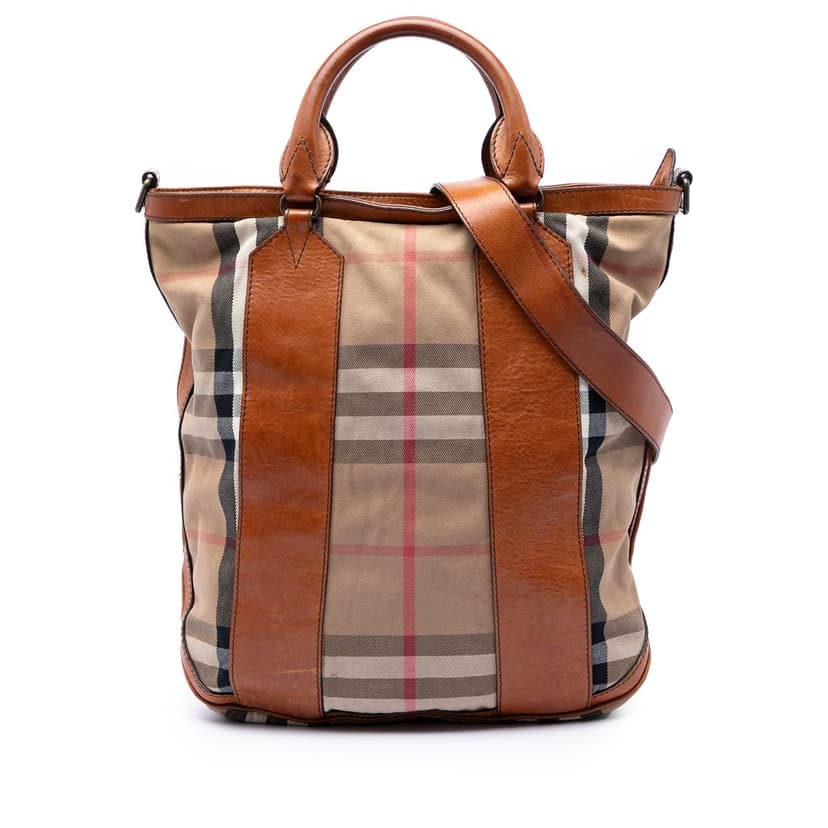 Burberry House Check Canvas Bonington Satchel