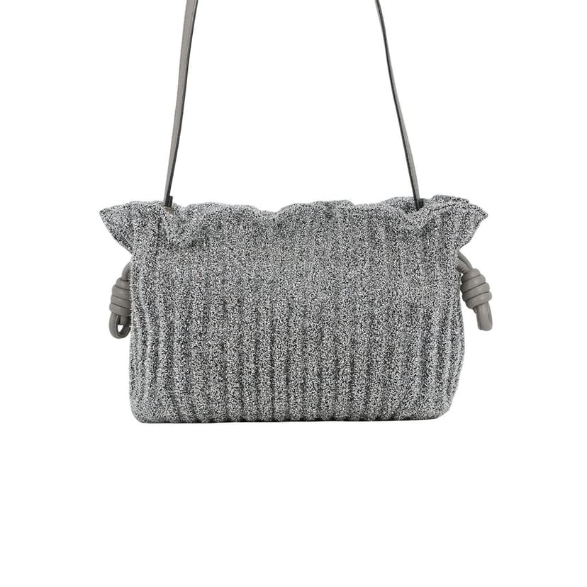 Loewe Mini Metallic Lurex Flamenco Knot Crossbody