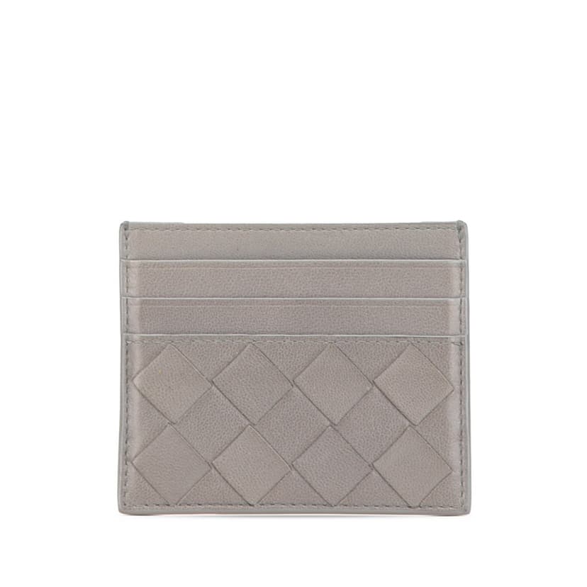 Bottega Veneta Lambskin Intrecciato Credit Card Case