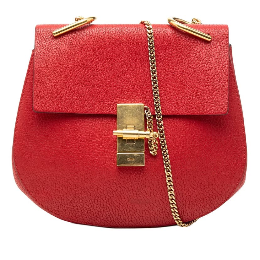 Chloé Small Leather Drew Crossbody