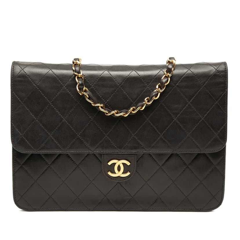 Chanel Medium CC Quilted Lambskin Single Flap