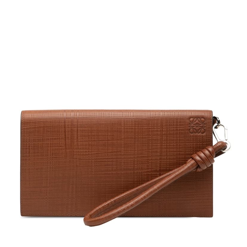 LOEWE Leather Anagram Horizontal Continental Wallet