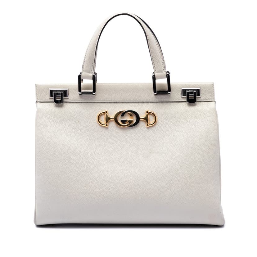 Gucci Medium Calfskin Zumi Top Handle Bag