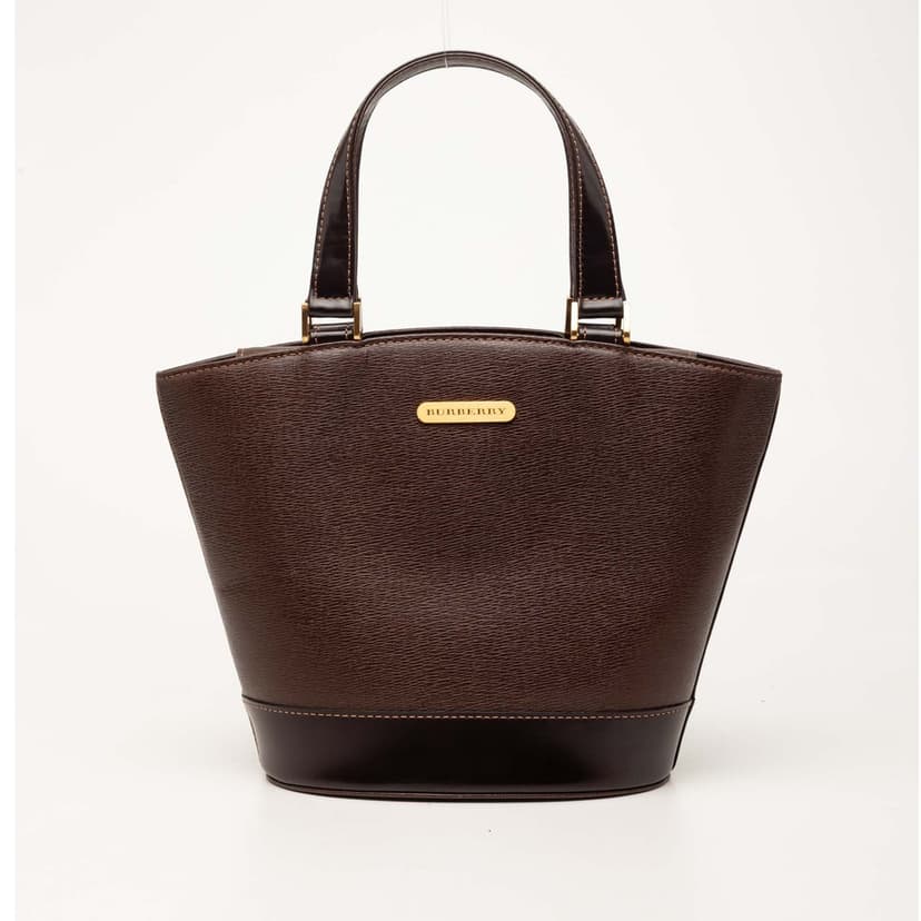 Burberry Leather Bucket Bag