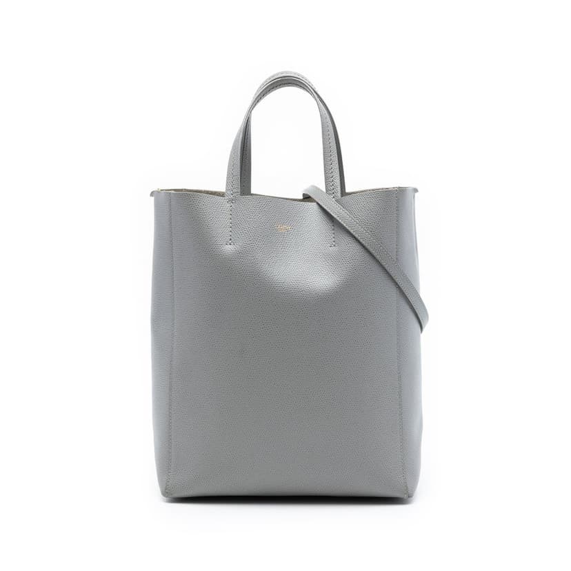 Celine Small Grained Calfskin Vertical Cabas Tote