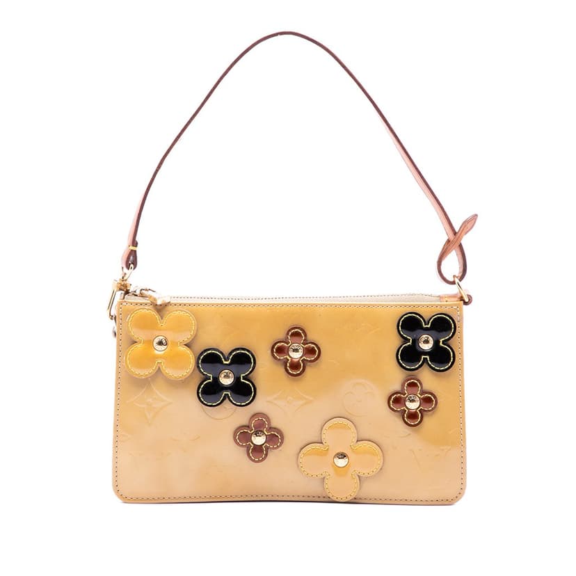 Louis Vuitton Monogram Vernis Pochette Lexington Fleurs