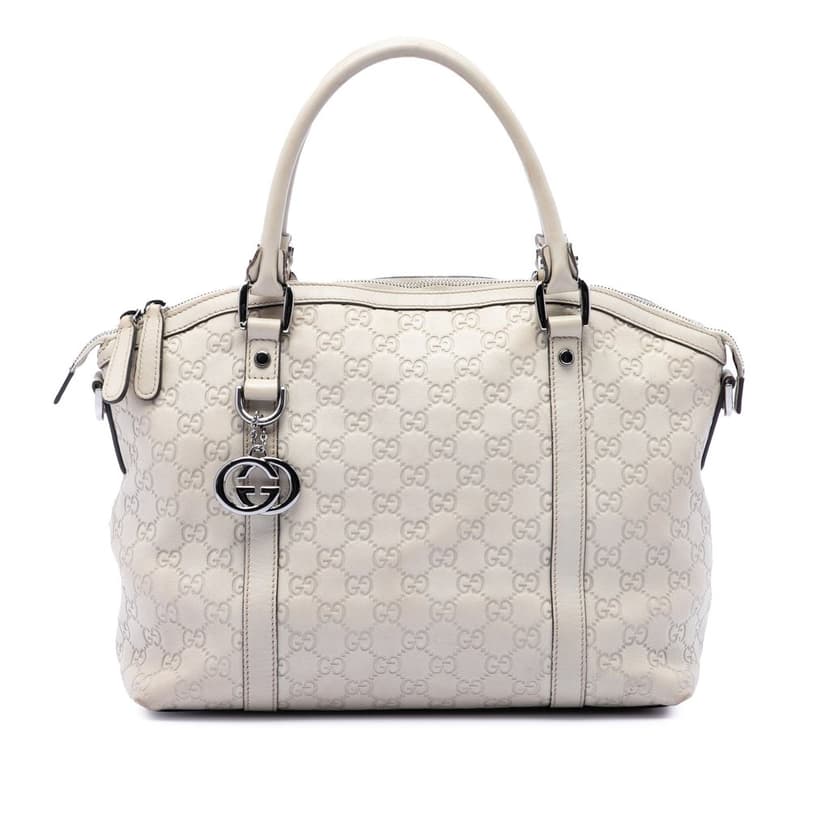 Gucci Medium Guccissima GG Charm Dome Satchel