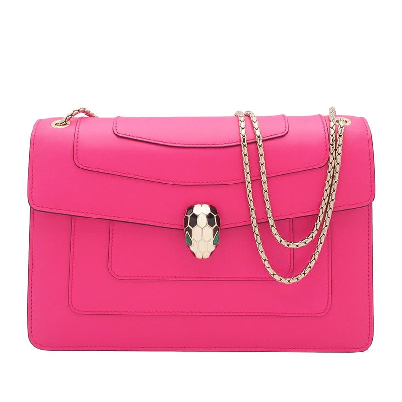 Bvlgari Medium Calfskin Serpenti Forever Shoulder Bag