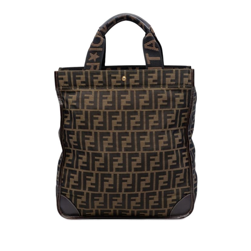 Fendi Zucca Canvas Shopping Tote