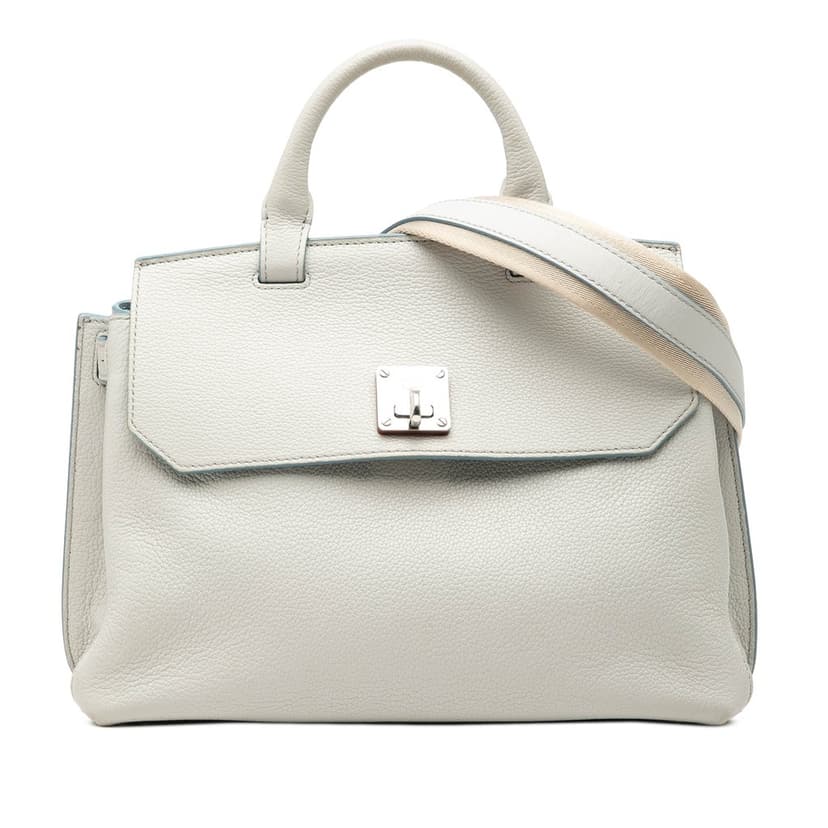 MCM Medium Grained Calfskin Milla Convertible Backpack