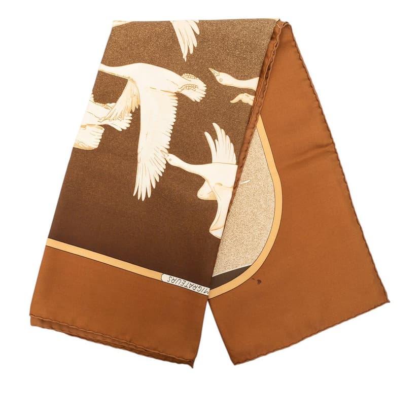 Hermès Oiseaux Migrateurs Silk Scarf