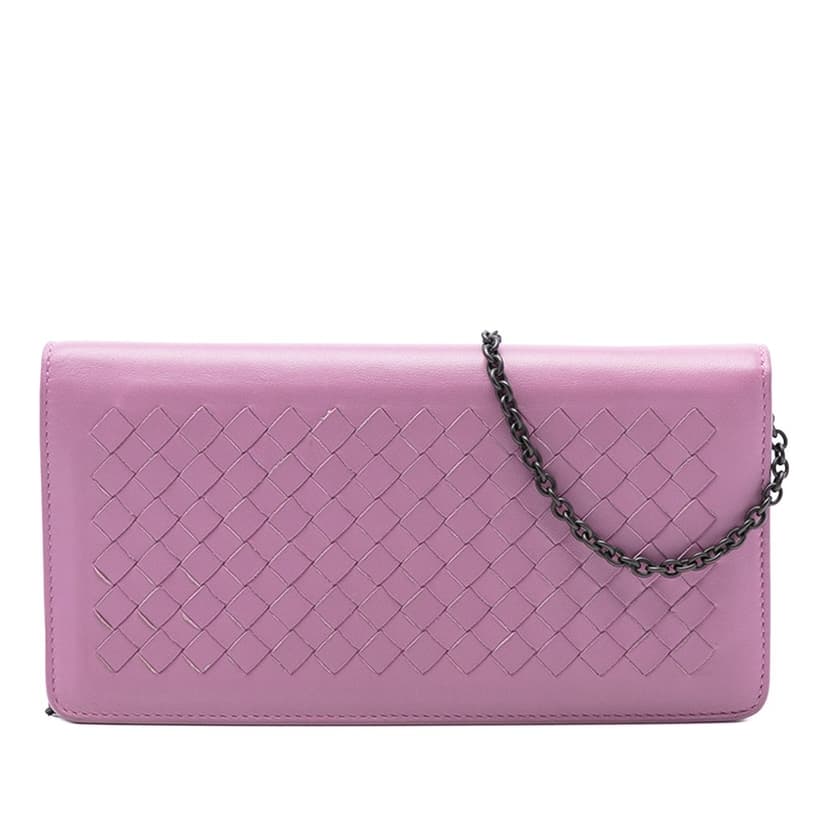 Bottega Veneta Nappa Intrecciato Continental Wallet on Chain