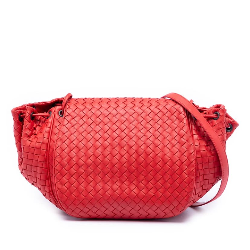 Bottega Veneta حقيبة كروس نابا إنترشياتو بقلاب