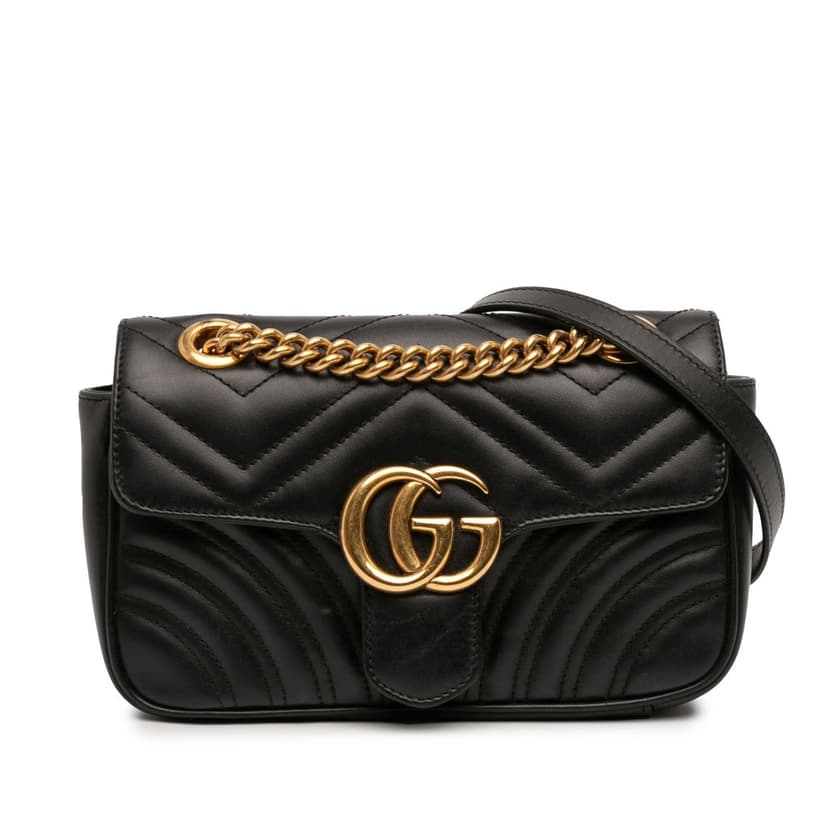 Gucci Small GG Marmont Matelasse Leather Shoulder Bag