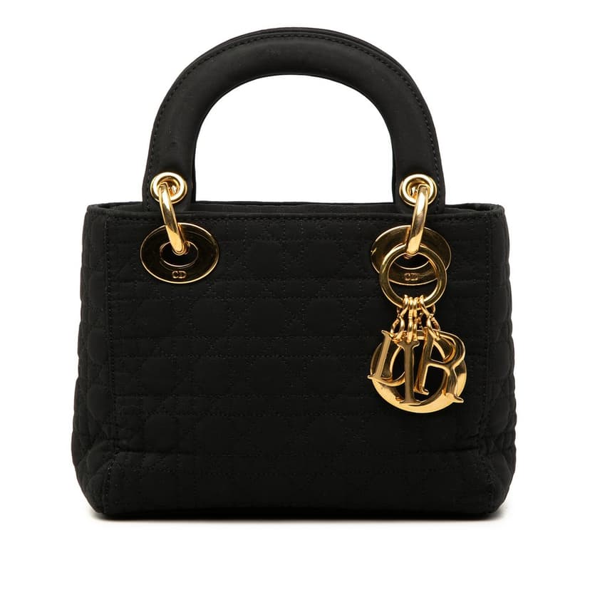 Dior Mini Nylon Cannage Lady Dior
