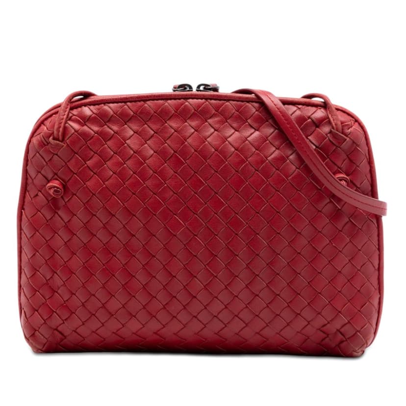 Bottega Veneta Nappa Intrecciato Nodini Crossbody