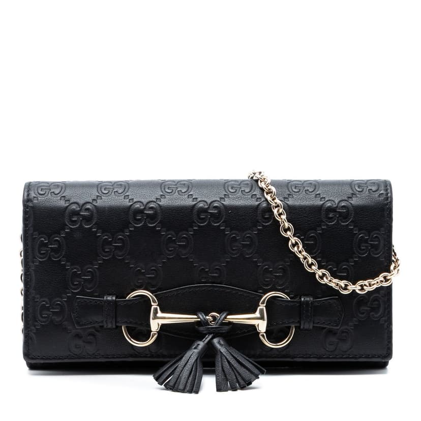 Gucci Guccissima Emily Wallet On Chain