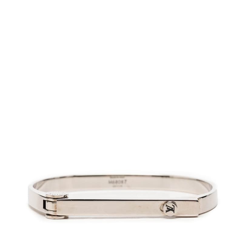 Louis Vuitton Brass Hinge Lock Bangle