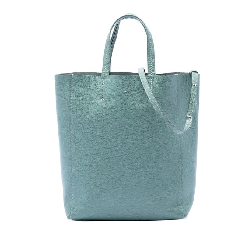Celine Small Grained Calfskin Vertical Cabas Tote