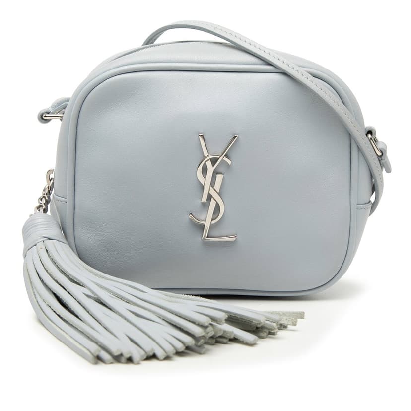 Saint Laurent Calfskin Monogram Blogger Bag