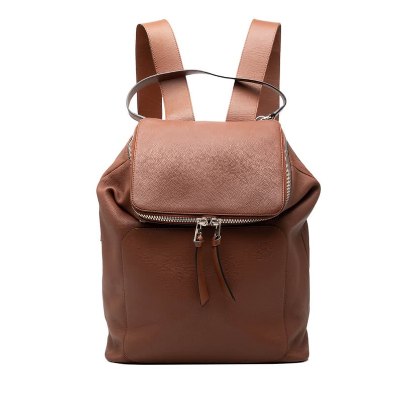 Loewe Large Leather Goya Backpack