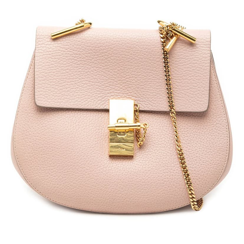 Chloé Small Grained Calfskin Drew Crossbody