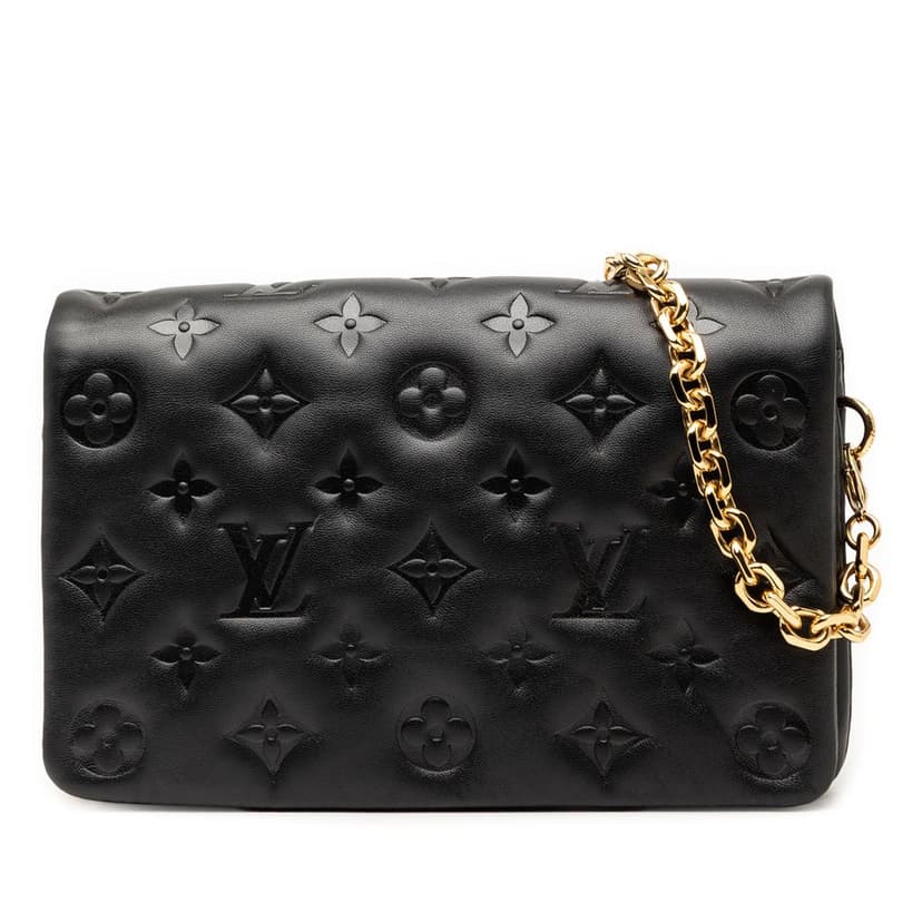 Louis Vuitton Monogram Embossed Pochette Coussin