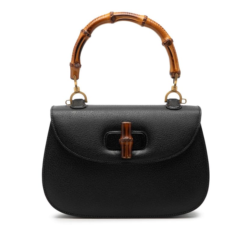 Gucci Grained Calfskin Bamboo Night