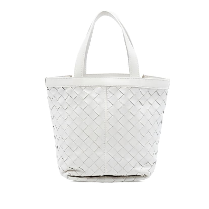 Bottega Veneta Small Nappa Intrecciato Flip Flap Tote