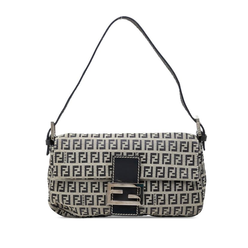 Fendi Zucchino Canvas Baguette