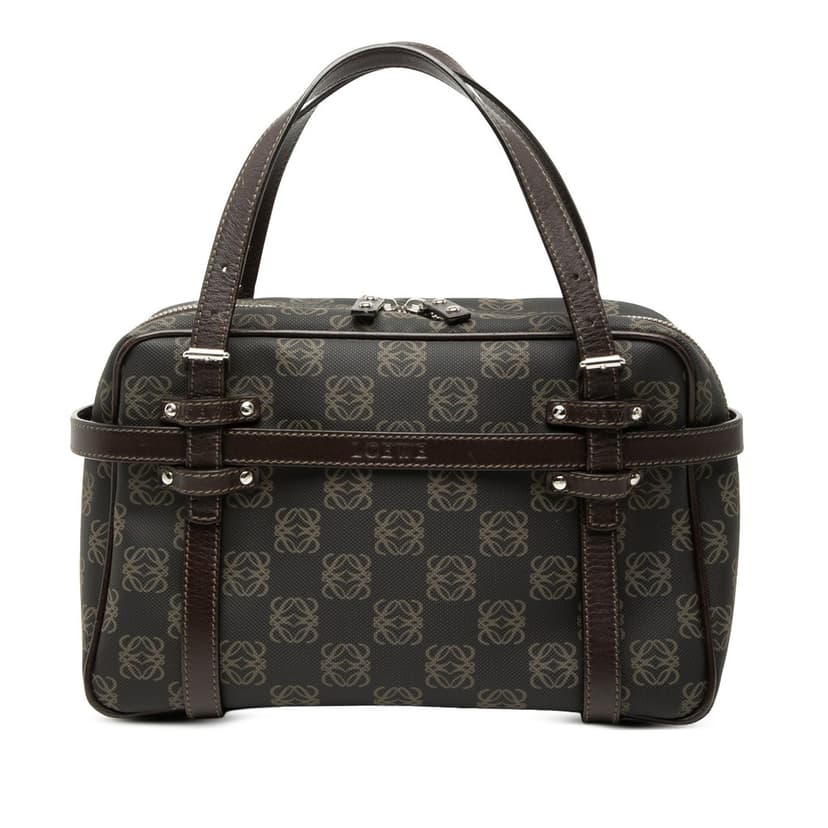 Loewe Anagram Coated Canvas Handbag