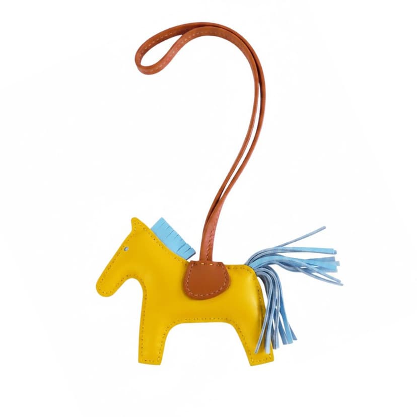 Hermès Milo Lambskin Grigri Rodeo Bag Charm PM