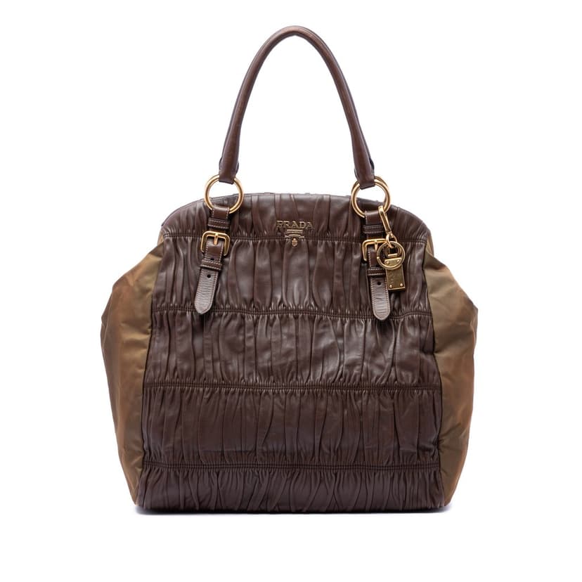 Prada Nappa Gaufre and Tessuto Tote
