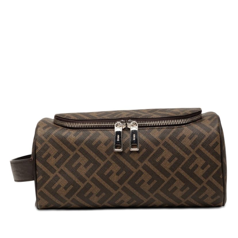 Fendi FF 1974 Coated Canvas Travel Essential Case