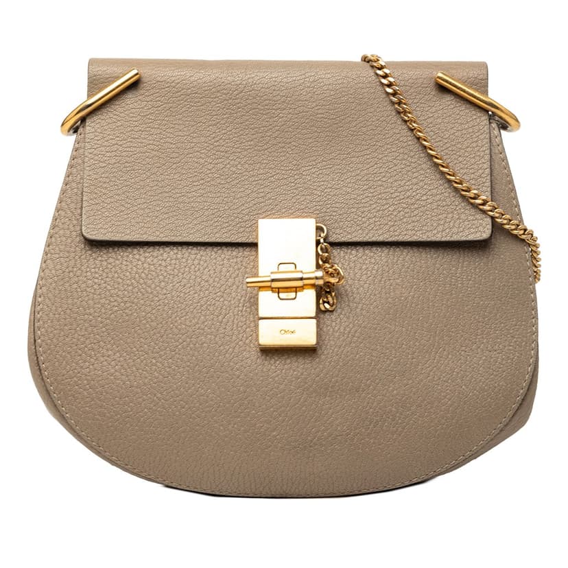 Chloé Small Grained Calfskin Drew Crossbody
