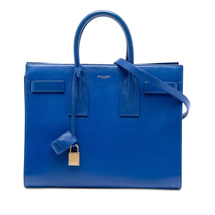 Saint Laurent Small Leather Sac De Jour Satchel