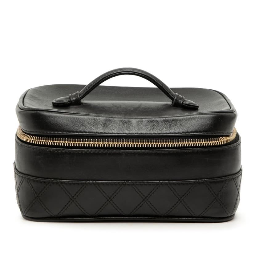 Chanel CC Quilted Lambskin Vanity Bag