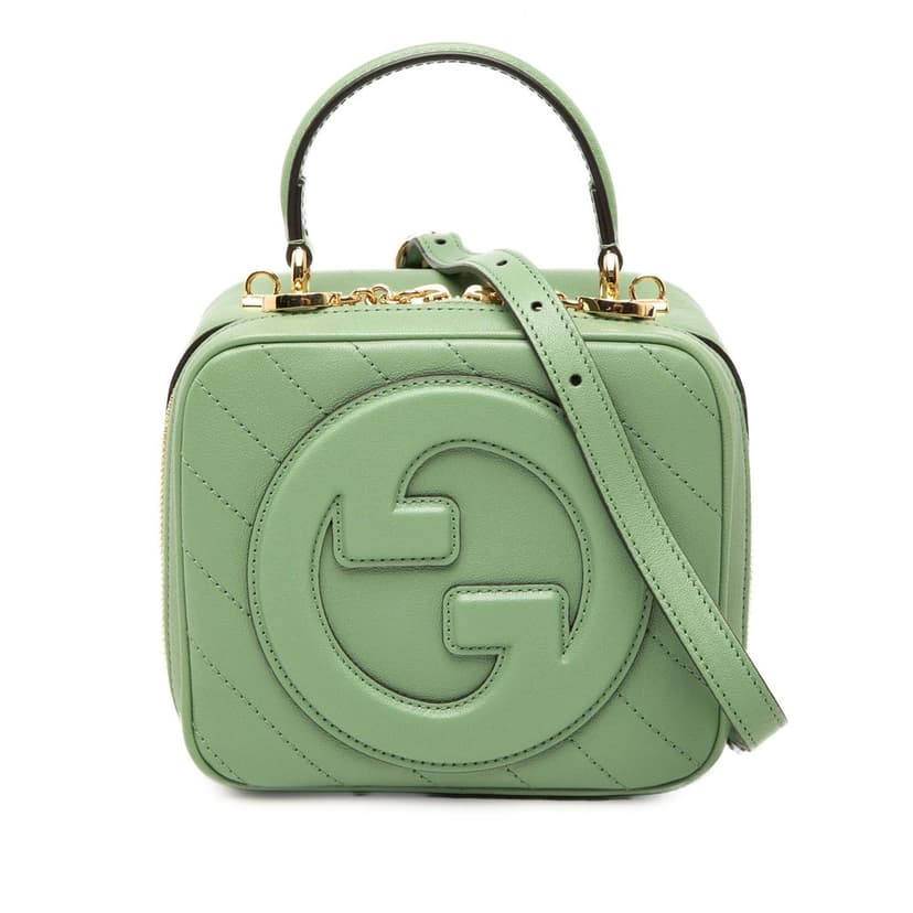 Gucci Matelasse Calfskin Blondie Top Handle Satchel