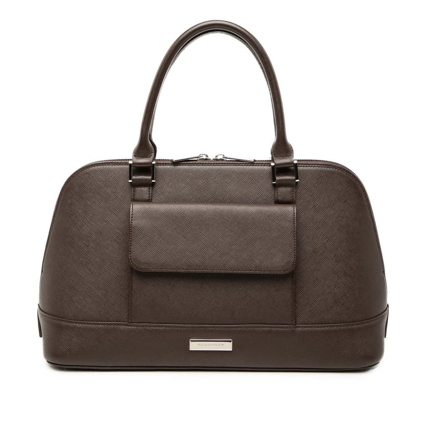 Burberry Leather Front Pocket Handbag